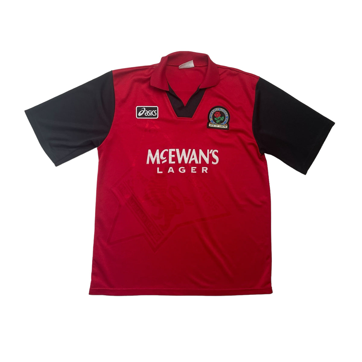 Blackburn Rovers F.C. シャツ 1995 Football shirt soccer Blackburn Rovers Home 1994/1995 Asics
