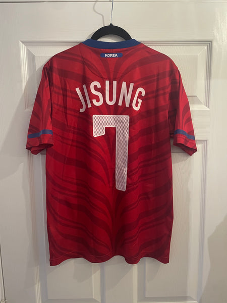 SOUTH KOREA 2010/11 HOME FOOTBALL SHIRT ‘JISUNG #7’ (M)