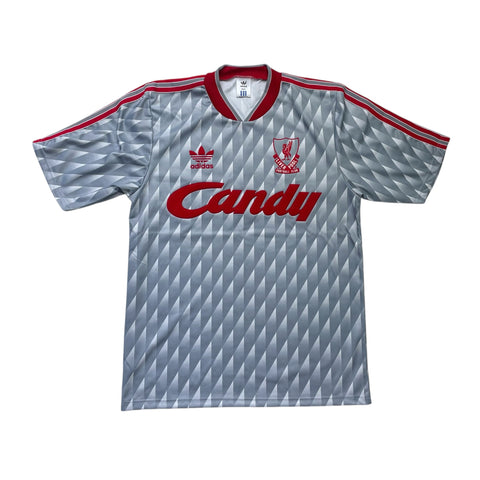 LIVERPOOL 1989/91 HOME FOOTBALL SHIRT (M)