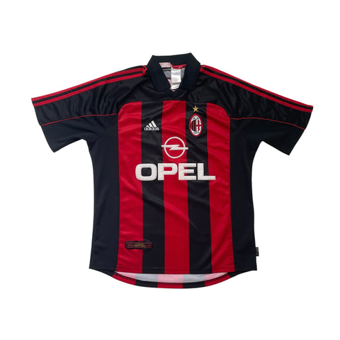 AC MILAN 2000/02 HOME FOOTBALL SHIRT (L)