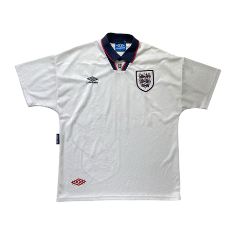 ENGLAND 1993/95 HOME FOOTBALL SHIRT (L)