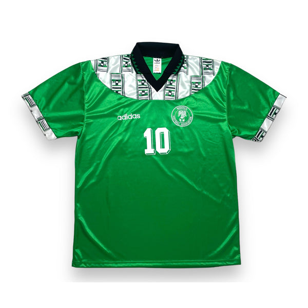 NIGERIA 1994/96 HOME FOOTBALL SHIRT ‘OKOCHA #10’ (XL)