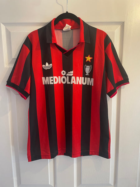 AC MILAN 1990/92 HOME FOOTBALL SHIRT (S)