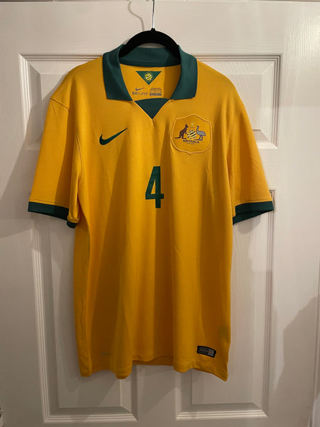 AUSTRALIA 2014/15 HOME FOOTBALL SHIRT ‘CAHILL #4’ (M)