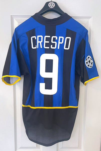 INTER MILAN 2002/03 HOME FOOTBALL SHIRT ‘CRESPO #9’ (M)
