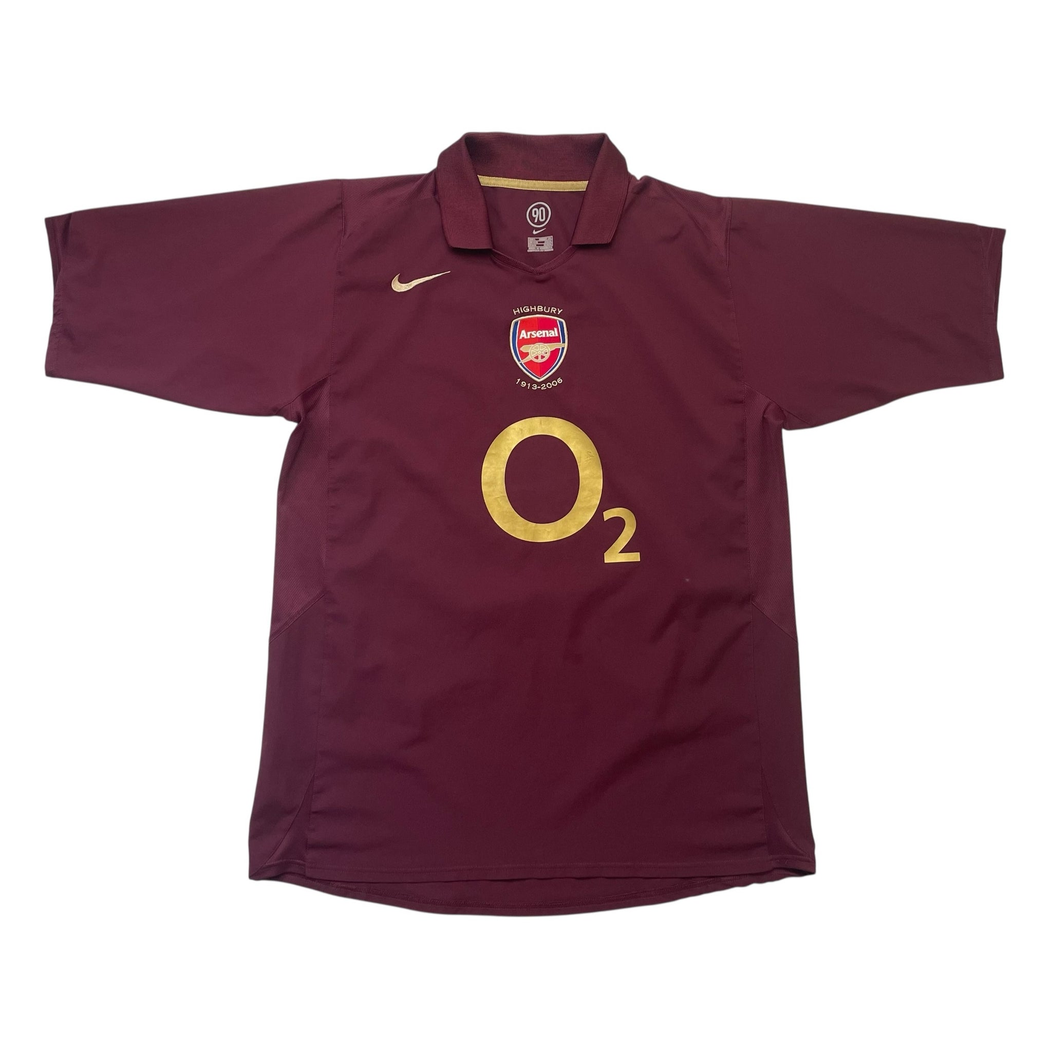 ARSENAL 2005/06 HOME FOOTBALL SHIRT (L)