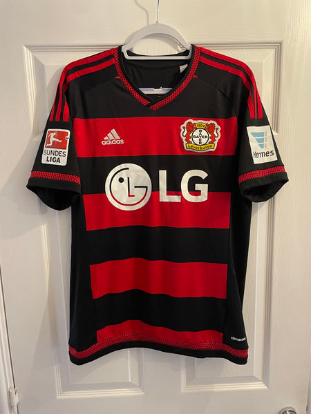 BAYER LEVERKUSEN 2015/16 HOME FOOTBALL SHIRT ‘SON #7’ (L)