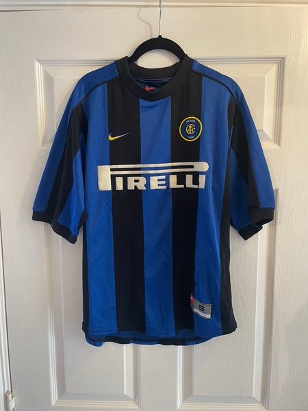 INTER MILAN 1999/00 HOME FOOTBALL SHIRT ‘RONALDO #9’ (S)