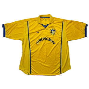 Score Draw Maillot Leeds United Rétro Fowler 27 Domicile 2000-2002 (flocage rétro flex Score Draw Maillot Leeds United Rétro Fowler 27 Domicile 2000-2002 (flocage rétro flex
