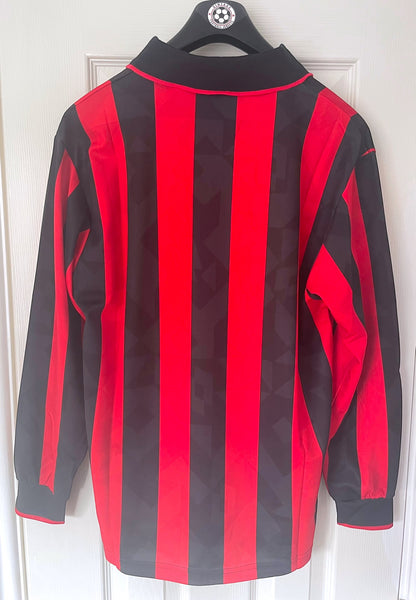 AC MILAN 1994/95 HOME LONG SLEEVE FOOTBALL SHIRT *BNWT* (M)