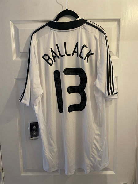 GERMANY 2008/09 HOME FOOTBALL SHIRT ‘BALLACK #13’ *BNWT* (XL)