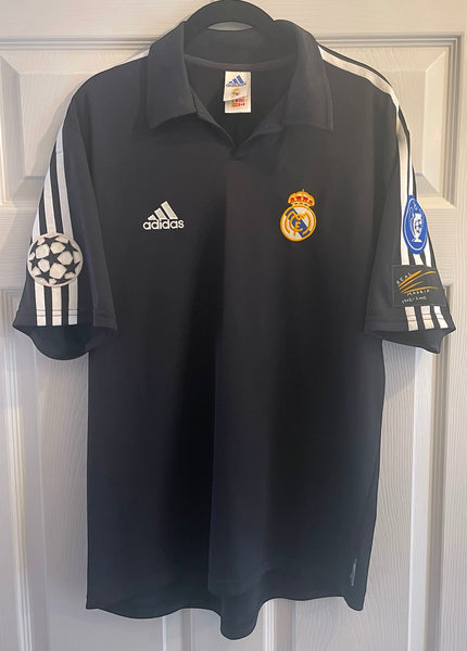 REAL MADRID 2001/02 AWAY CENTENARY FOOTBALL SHIRT (S)