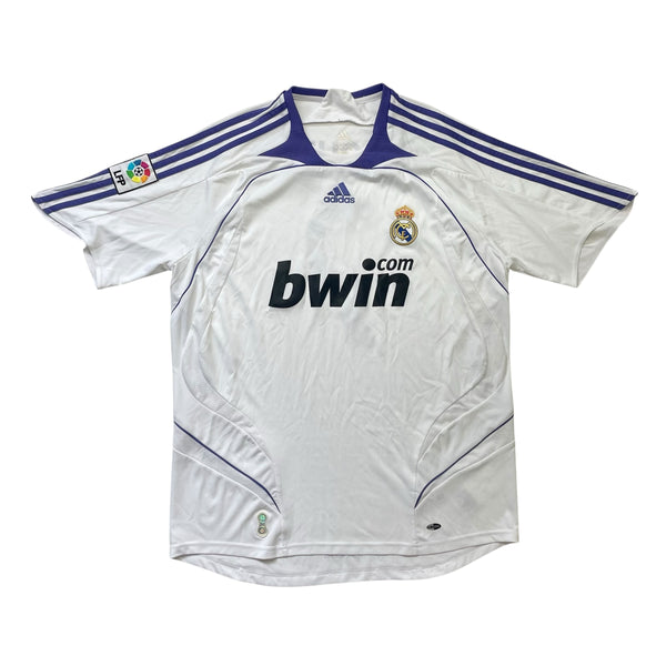 REAL MADRID 2007/08 HOME FOOTBALL SHIRT ‘RAUL #7’ (L)