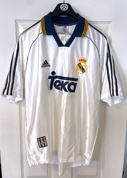 REAL MADRID 1998/00 HOME FOOTBALL SHIRT (M)