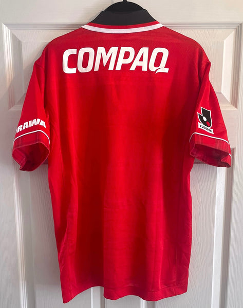 URAWA RED DIAMONDS 1999/00 HOME FOOTBALL SHIRT (S/M)