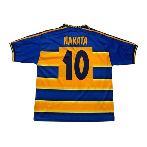 PARMA 2001/02 HOME FOOTBALL SHIRT ‘NAKATA #10’ (L)