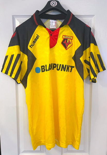 WATFORD 1992/93 HOME FOOTBALL SHIRT (XXL)