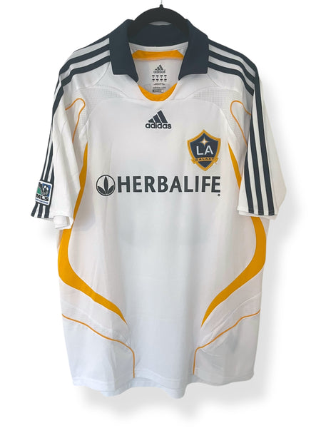 LA GALAXY 2007/08 HOME FOOTBALL SHIRT ‘BECKHAM #23’ (M)