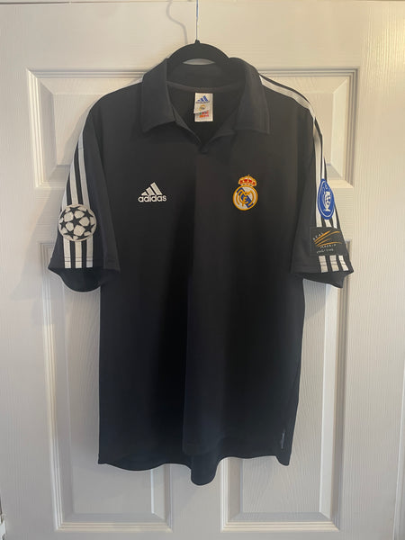 REAL MADRID 2001/02 AWAY CENTENARY FOOTBALL SHIRT (S)