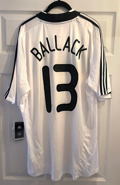 GERMANY 2008/09 HOME FOOTBALL SHIRT ‘BALLACK #13’ *BNWT* (XL)