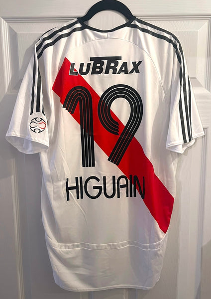 RIVER PLATE 2006/07 HOME FOOTBALL SHIRT ‘HIGUAIN #19’ (M)