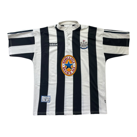 NEWCASTLE UNITED 1995/97 HOME FOOTBALL SHIRT (XL)