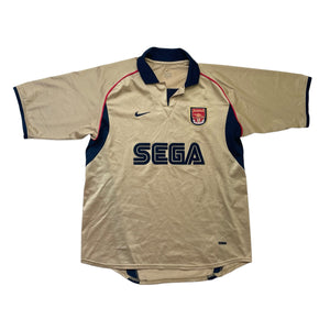 ARSENAL 2001/02 AWAY FOOTBALL SHIRT (L)