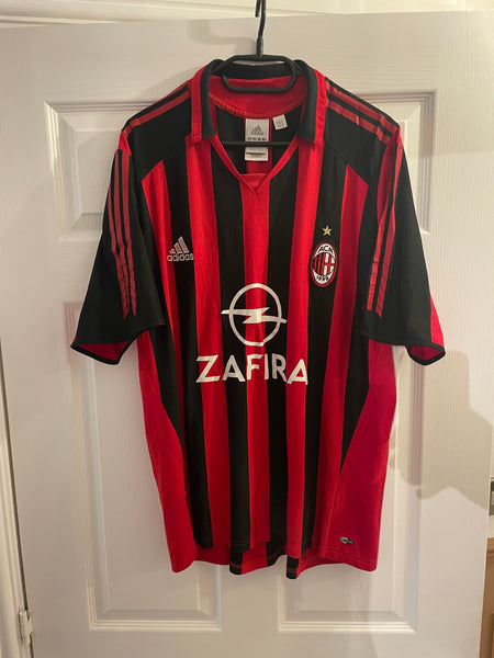 AC MILAN 2005/06 FOOTBALL SHIRT ‘SHEVCHENKO #7’ (XL)