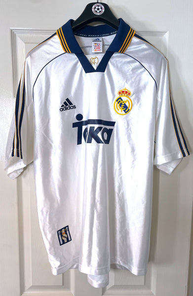 REAL MADRID 1998/00 HOME FOOTBALL SHIRT (L)