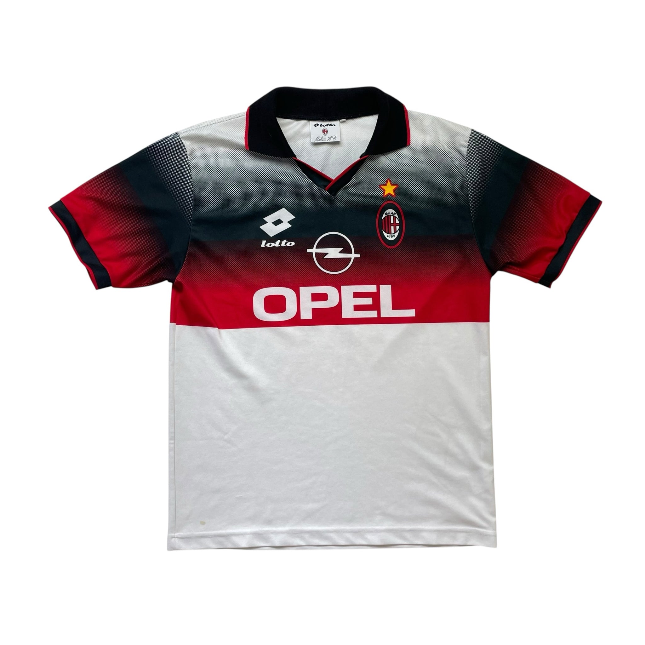 AC MILAN 1995/96 TRAINING FOOTBALL SHIRT (L)