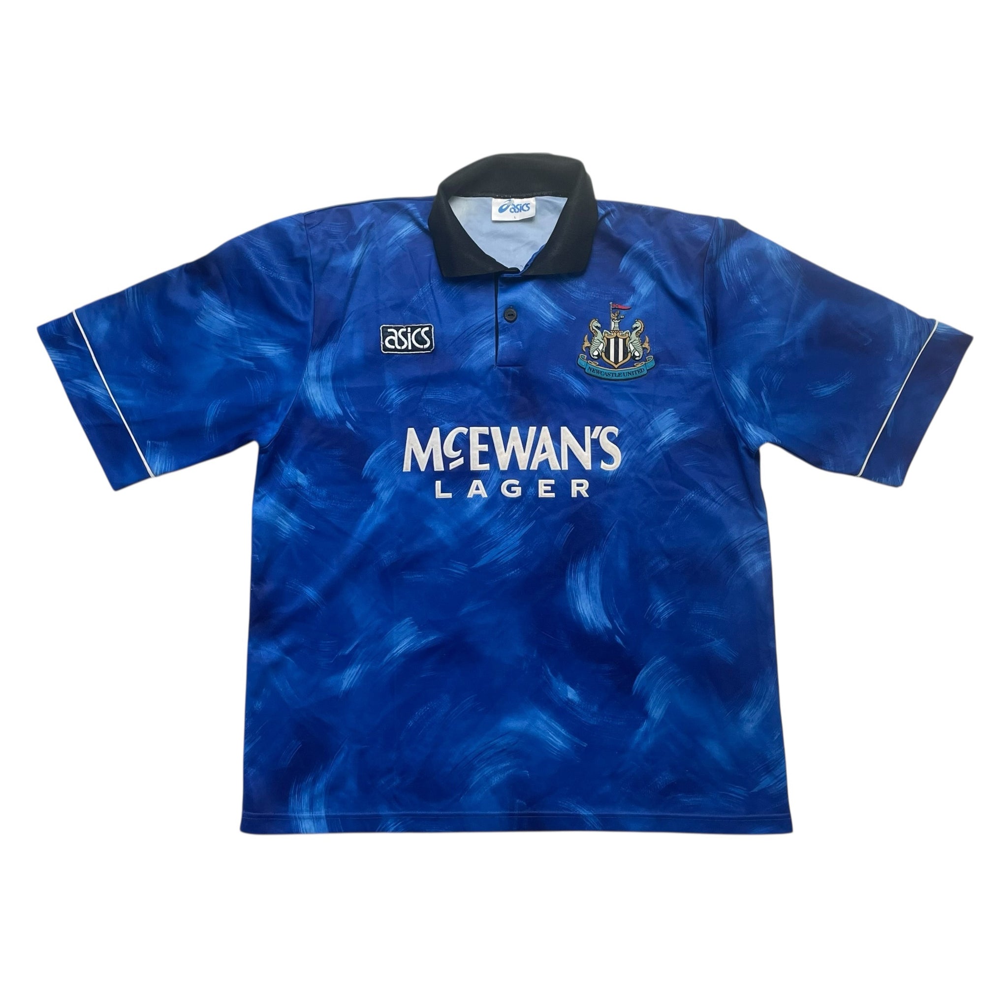 NEWCASTLE UNITED 1993/95 AWAY FOOTBALL SHIRT (L)