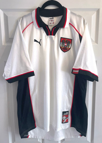 AUSTRIA 1998/00 HOME FOOTBALL SHIRT (XL)