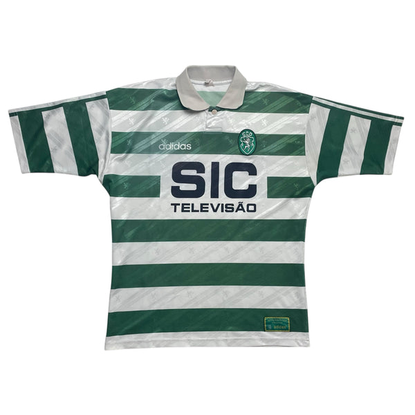 SPORTING LISBON 1995/96 HOME FOOTBALL SHIRT (M)