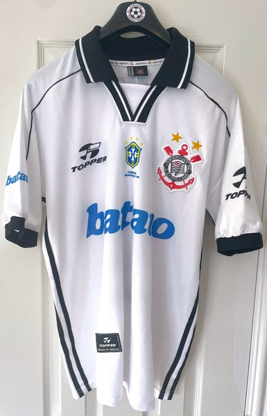 CORINTHIANS 1999 HOME FOOTBALL SHIRT ‘#4’ (M)