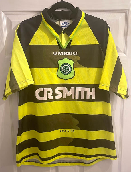 CELTIC 1996/97 AWAY FOOTBALL SHIRT (XL)