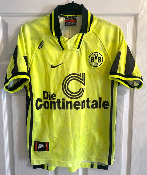 BORUSSIA DORTMUND 1996/97 HOME FOOTBALL SHIRT (S)