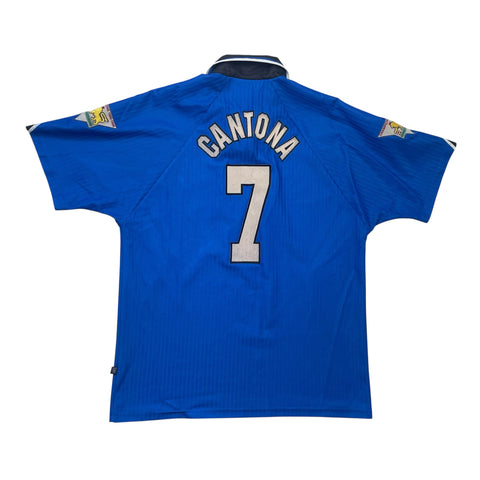 MANCHESTER UNITED 1996/98 THIRD FOOTBALL SHIRT ‘CANTONA #7’ (L)