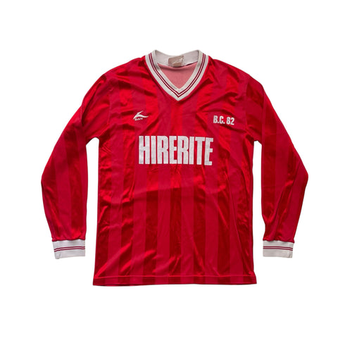 BRISTOL CITY 1983/86 HOME LONG SLEEVE FOOTBALL SHIRT (M)