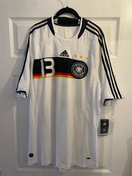 GERMANY 2008/09 HOME FOOTBALL SHIRT ‘BALLACK #13’ *BNWT* (XL)
