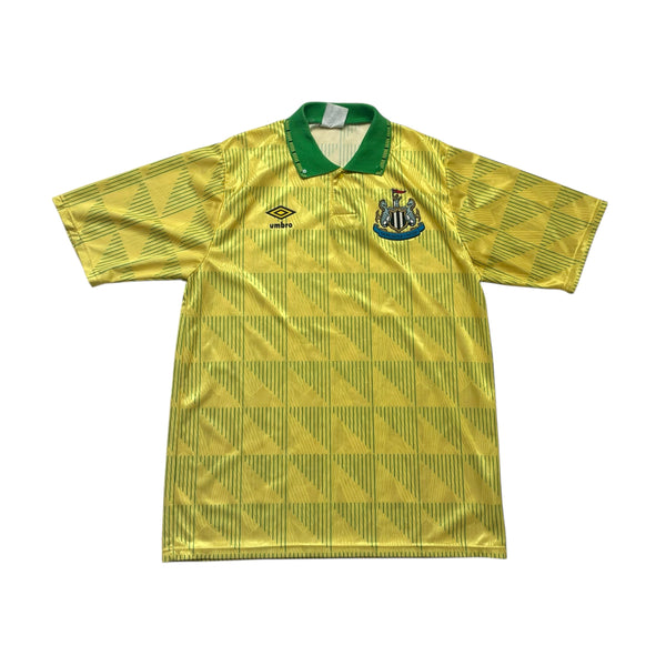 NEWCASTLE UNITED 1990/91 AWAY FOOTBALL SHIRT (M)