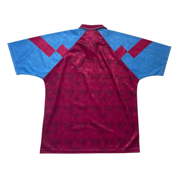 ASTON VILLA 1990/92 HOME FOOTBALL SHIRT (XL)