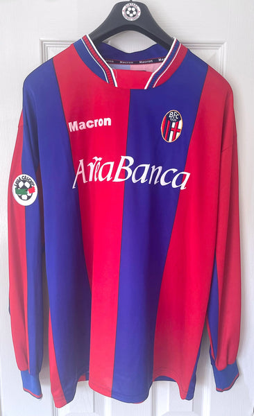BOLOGNA 2002/03 HOME LONG SLEEVE FOOTBALL SHIRT ‘SIGNORI #10’ (L)