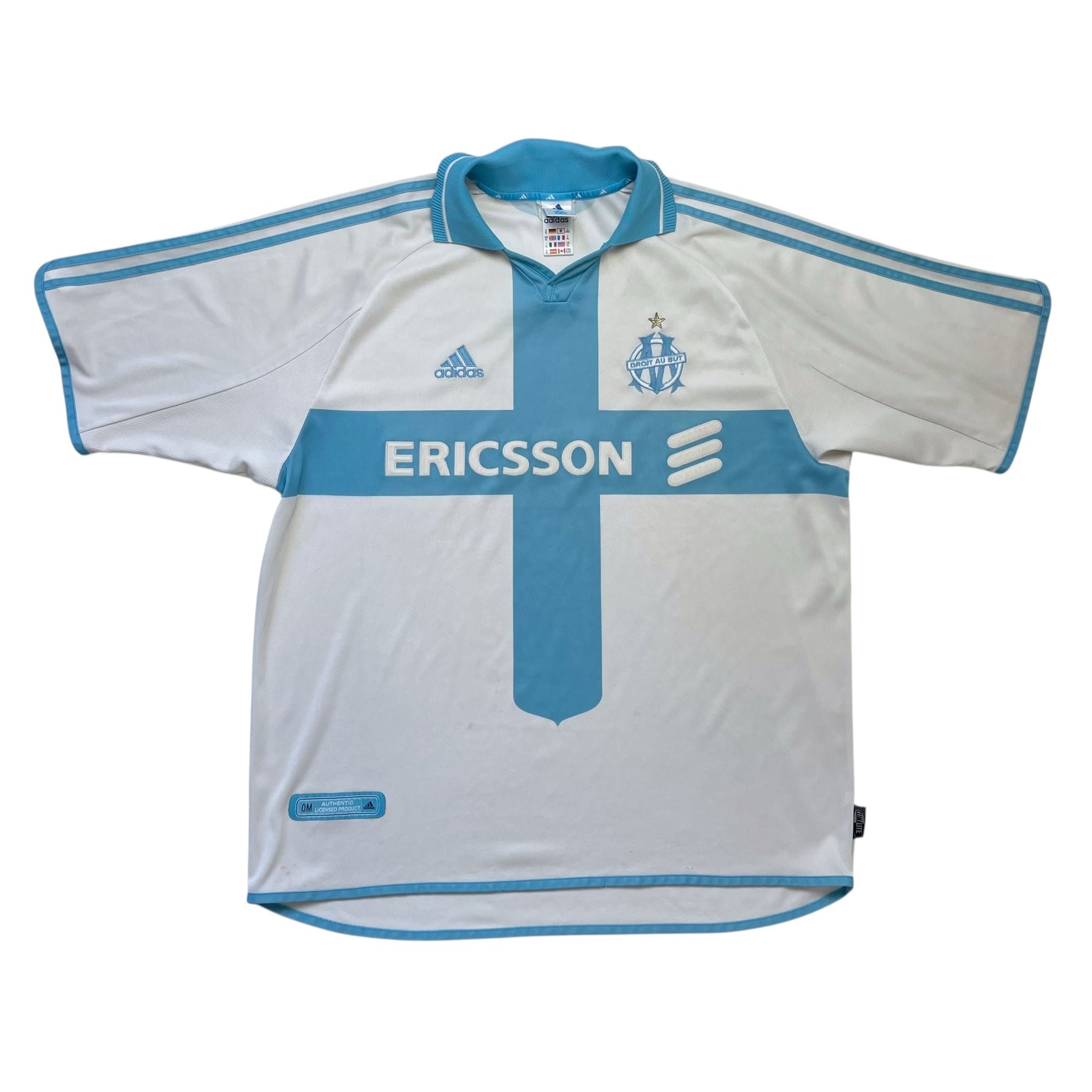 MARSEILLE 2000/01 HOME FOOTBALL SHIRT (XL)