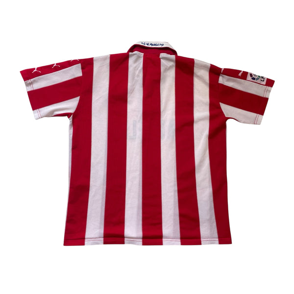 ATLETICO MADRID 1997/98 HOME FOOTBALL SHIRT (M)