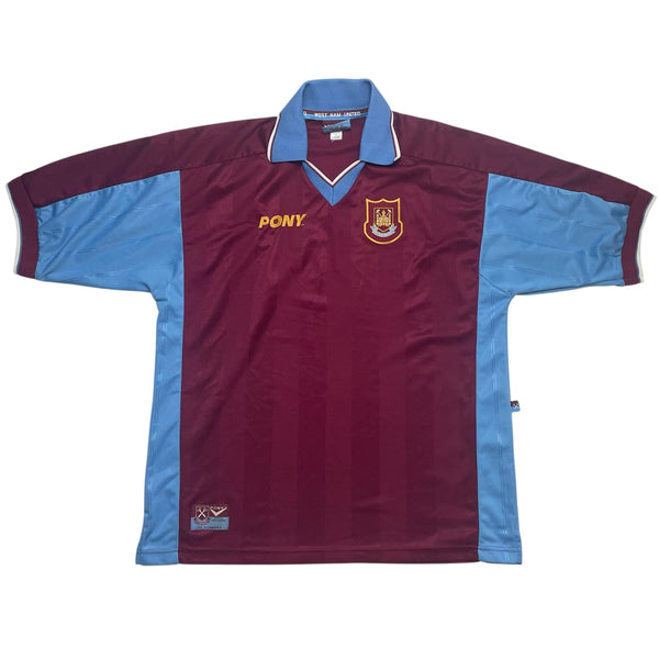 WEST HAM UNITED 1997/98 HOME FOOTBALL SHIRT (XL)
