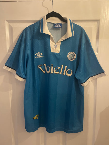 NAPOLI 1993/94 HOME FOOTBALL SHIRT (M)