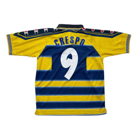 PARMA 1999/00 HOME FOOTBALL SHIRT ‘CRESPO #9’ (M)