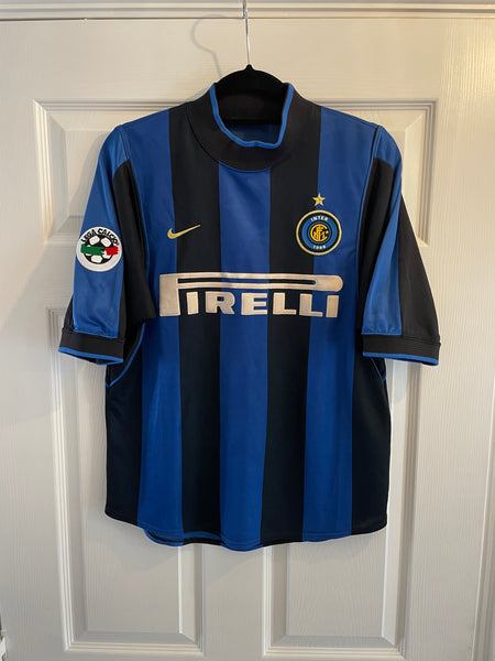 INTER MILAN 2000/01 HOME FOOTBALL SHIRT ‘RONALDO #9’ (S)