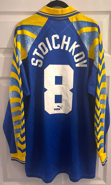 PARMA 1995/96 THIRD LONG SLEEVE FOOTBALL SHIRT ‘STOICHKOV #8 (XL)