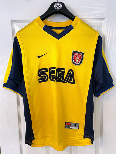 ARSENAL 1999/01 AWAY FOOTBALL SHIRT (S)